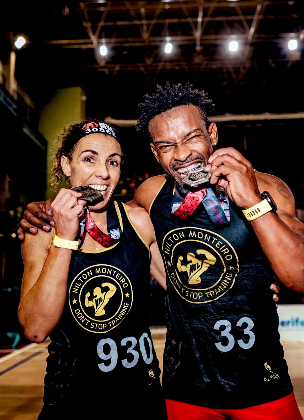 Nilton y Mónica juntos